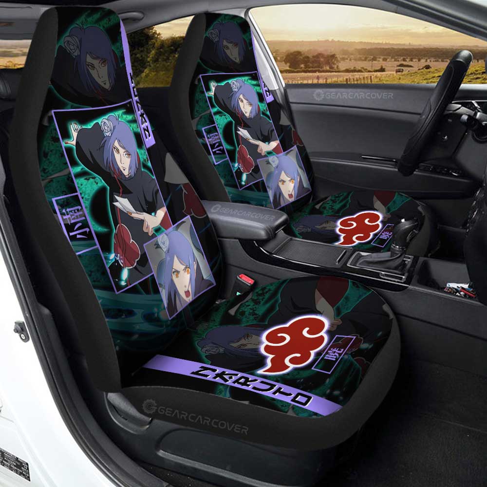 Konan Car Seat Covers Custom Anime Car Accessories - Gearcarcover - 1