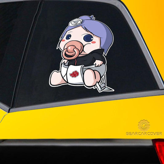 Konan Car Sticker Custom Akatsuki Member Naru Anime Car Accessories - Gearcarcover - 2