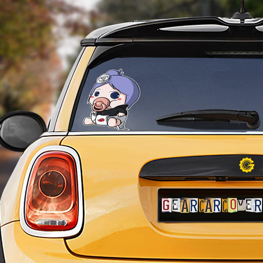 Konan Car Sticker Custom Akatsuki Member Naru Anime Car Accessories - Gearcarcover - 1