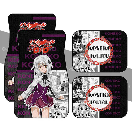 Koneko Toujou Car Floor Mats Custom Anime High School DxD Car Accessories - Gearcarcover - 1