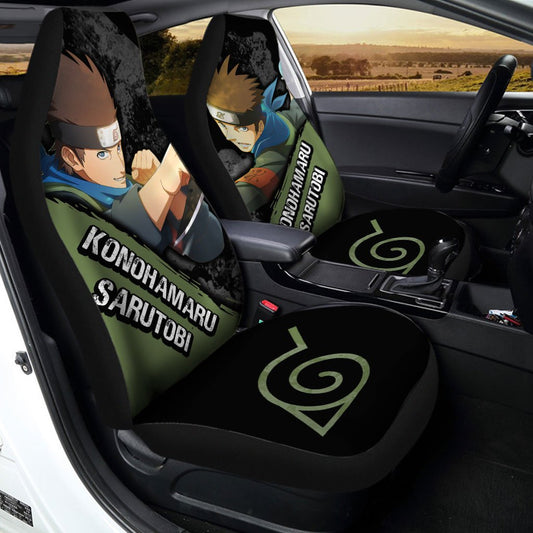 Konohamaru Car Seat Covers Custom Boruto Anime Car Accessories - Gearcarcover - 2