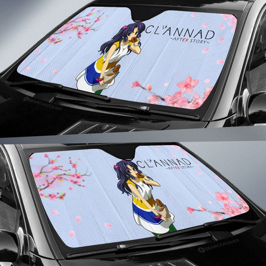 Kotomi Ichinose Car Sunshade Custom Clannad Anime Car Accessories - Gearcarcover - 2