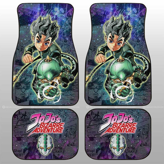 Kouichi Hirose Car Floor Mats Custom Galaxy Style JJBA Anime Car Accessories - Gearcarcover - 2