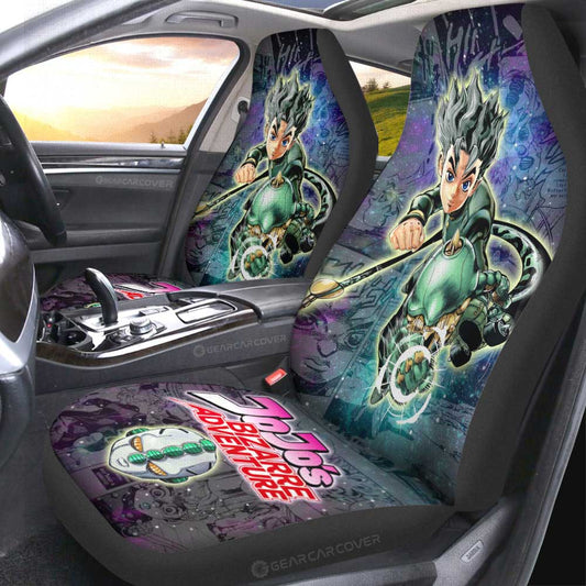 Kouichi Hirose Car Seat Covers Custom Galaxy Style JJBA Anime Car Accessories - Gearcarcover - 2