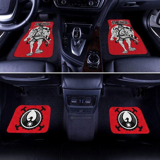 Kozuki Oden Car Floor Mats Custom One Piece Anime Car Accessories - Gearcarcover - 1