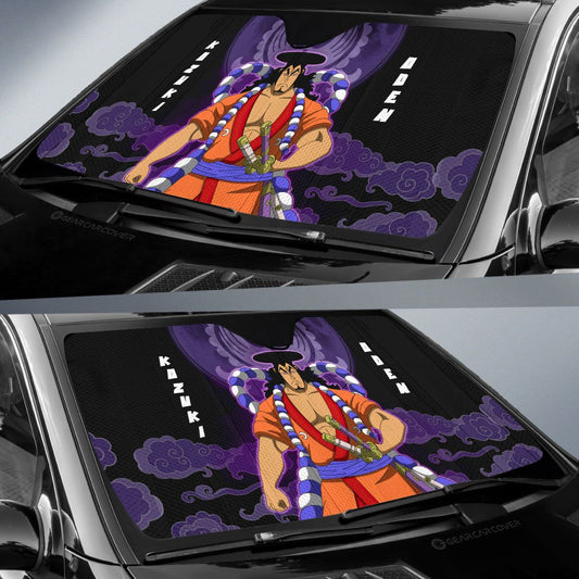 Kozuki Oden Car Sunshade Custom For One Piece Anime Fans - Gearcarcover - 2
