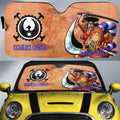 Kozuki Oden Car Sunshade Custom One Piece Anime Car Accessories - Gearcarcover - 1