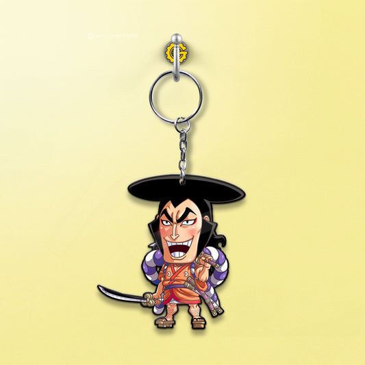 Kozuki Oden Keychains Custom One Piece Anime Car Accessories - Gearcarcover - 2