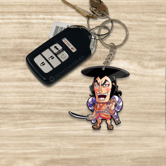 Kozuki Oden Keychains Custom One Piece Anime Car Accessories - Gearcarcover - 1