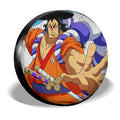 Kozuki Oden Spare Tire Cover Custom One Piece Anime Car Accessoriess - Gearcarcover - 2