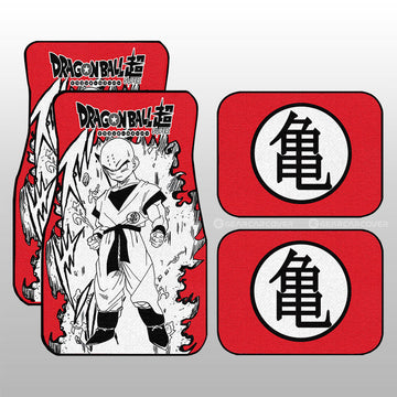 Krillin Car Floor Mats Custom Dragon Ball Anime Car Accessories Manga Style For Fans - Gearcarcover - 1
