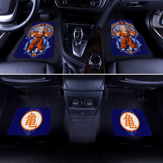 Krillin Car Floor Mats Custom Dragon Ball Car Interior Accessories - Gearcarcover - 2