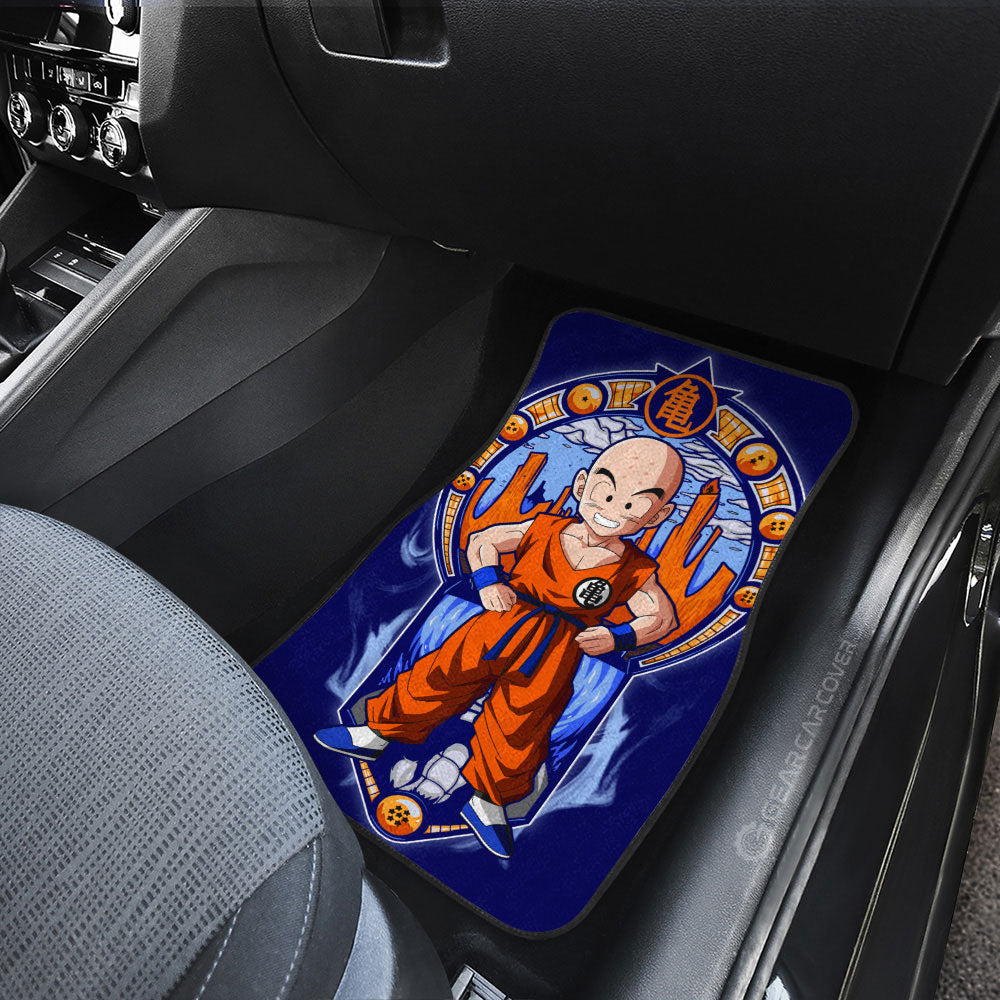 Krillin Car Floor Mats Custom Dragon Ball Car Interior Accessories - Gearcarcover - 3