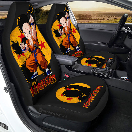 Krillin Car Seat Covers Custom Dragon Ball Anime Car Accessories - Gearcarcover - 2
