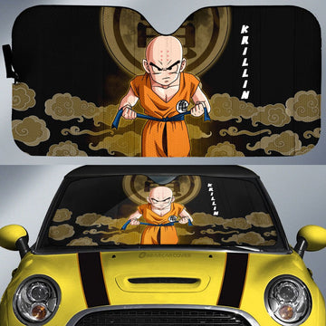 Krillin Car Sunshade Custom Dragon Ball Anime Car Accessories - Gearcarcover - 1