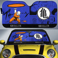 Krillin Car Sunshade Custom Dragon Ball Anime Manga Color Style - Gearcarcover - 1
