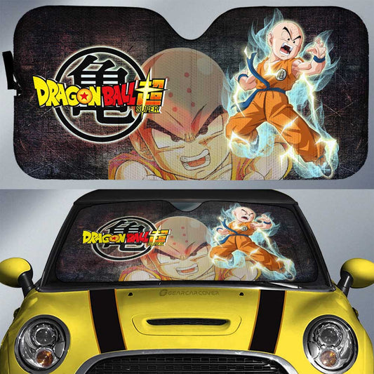 Krillin Car Sunshade Custom Dragon Ball Car Interior Accessories - Gearcarcover - 1