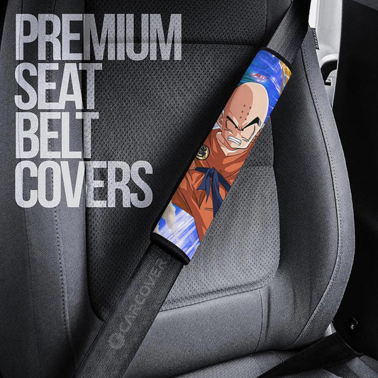 Krillin Seat Belt Covers Custom Dragon Ball Anime Car Accessoriess - Gearcarcover - 2
