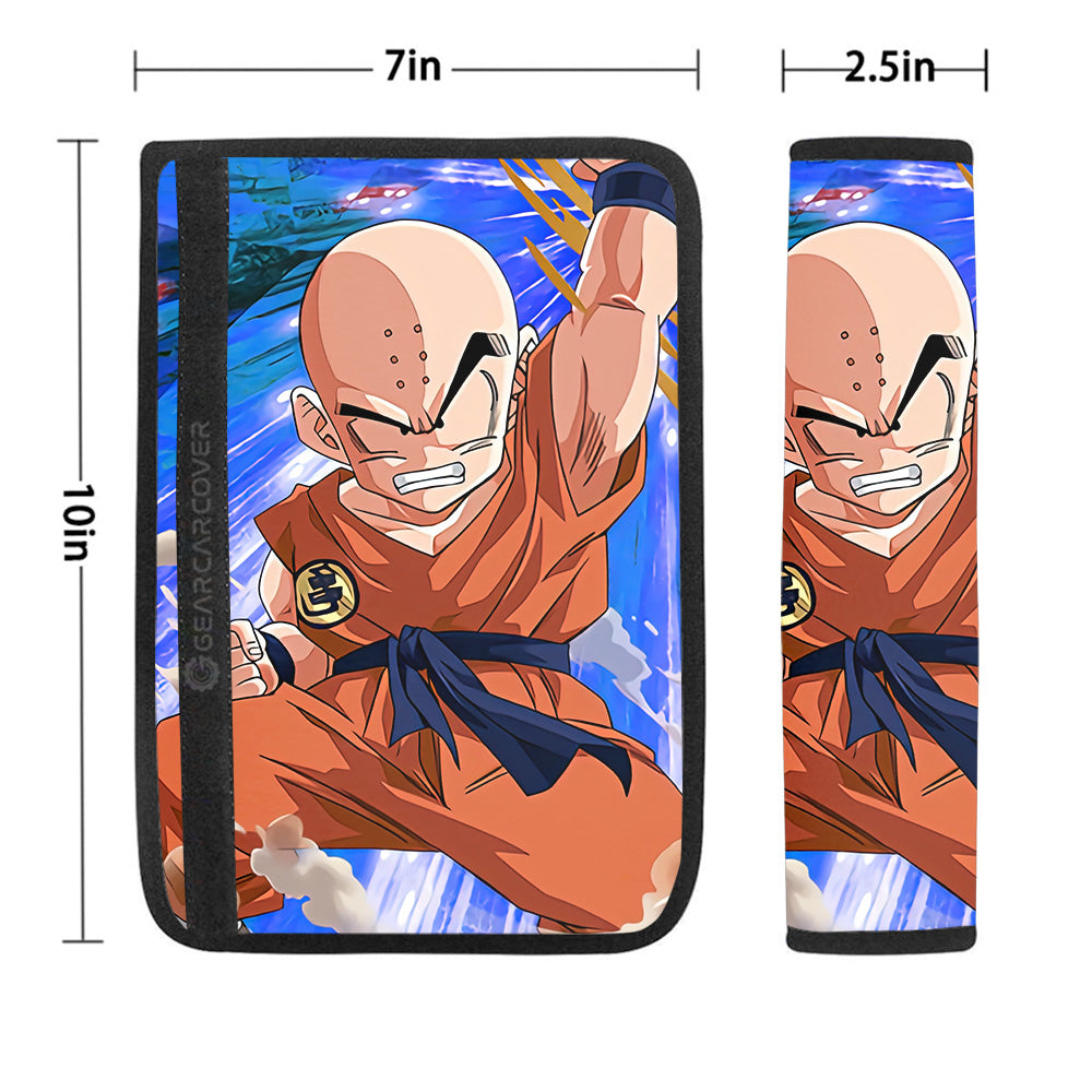Krillin Seat Belt Covers Custom Dragon Ball Anime Car Accessoriess - Gearcarcover - 1