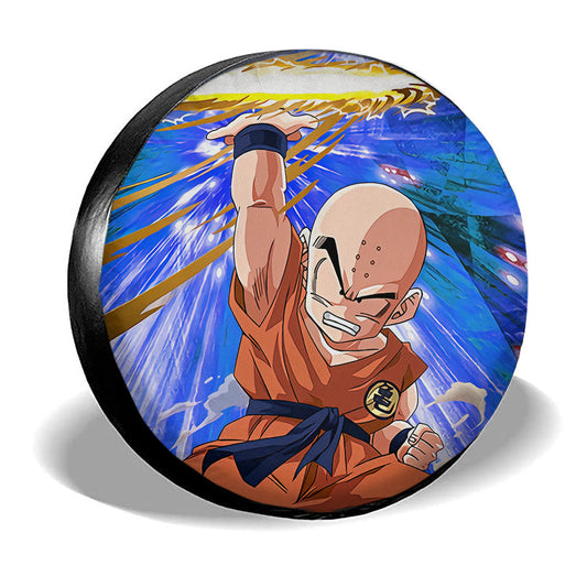 Krillin Spare Tire Cover Custom Dragon Ball Anime Car Accessoriess - Gearcarcover - 2