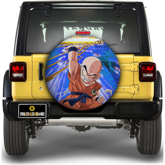 Krillin Spare Tire Cover Custom Dragon Ball Anime Car Accessoriess - Gearcarcover - 1