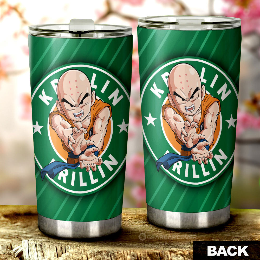 Krillin Tumbler Cup Custom Dragon Ball Anime Car Accessories - Gearcarcover - 3