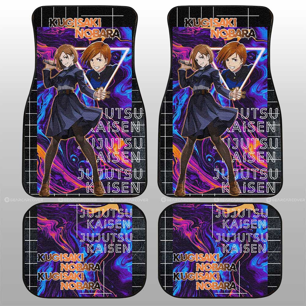 Kugisaki Nobara Car Floor Mats Custom Jujutsu Kaisen Anime Car Accessories - Gearcarcover - 1