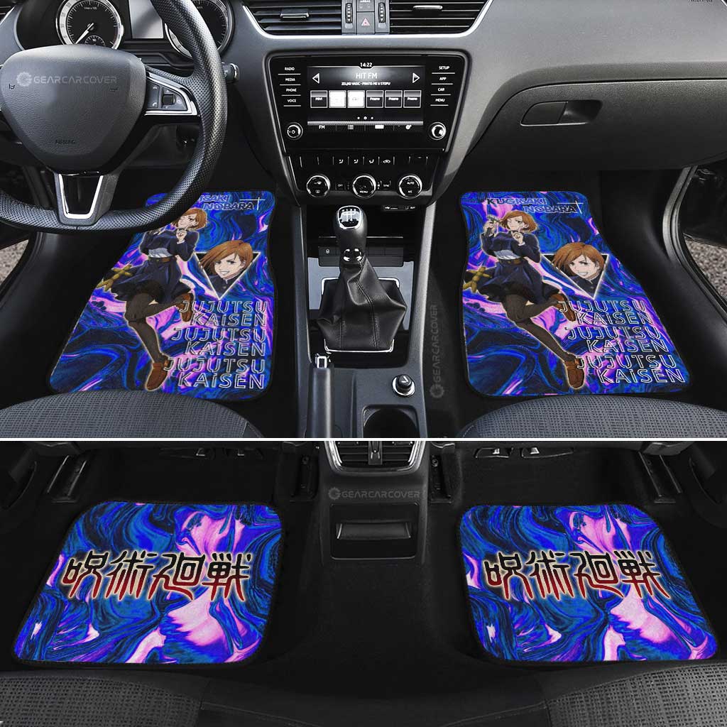 Kugisaki Nobara Car Floor Mats Custom Jujutsu Kaisen Anime Car Accessories - Gearcarcover - 2