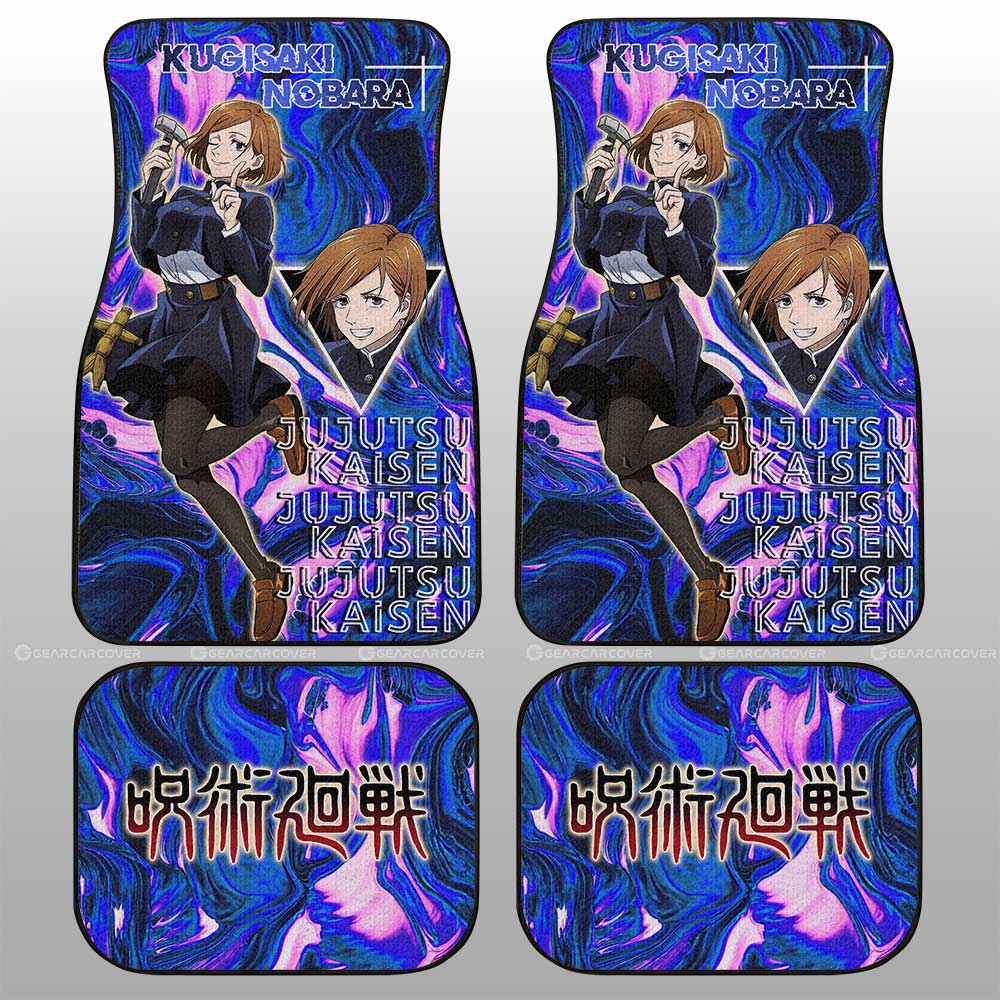 Kugisaki Nobara Car Floor Mats Custom Jujutsu Kaisen Anime Car Accessories - Gearcarcover - 1