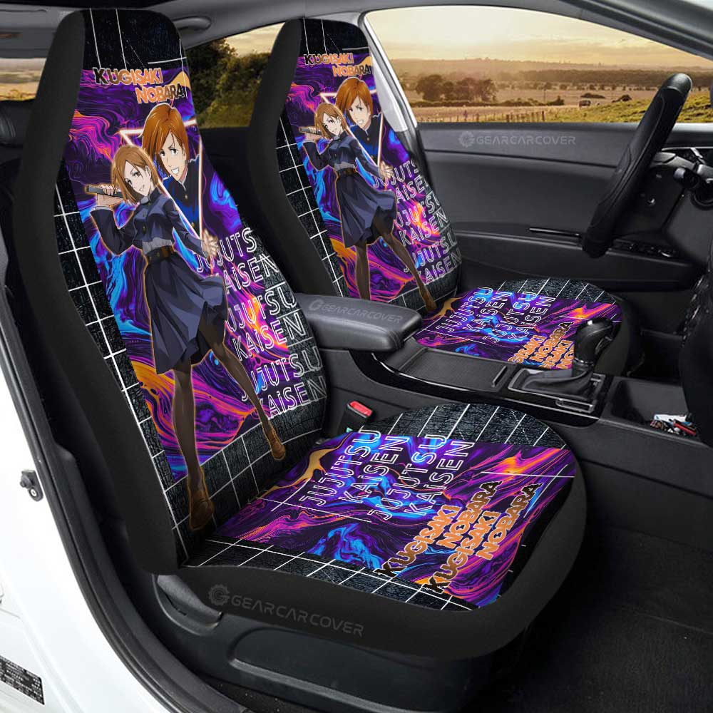 Kugisaki Nobara Car Seat Covers Custom Jujutsu Kaisen Anime Car Accessories - Gearcarcover - 3