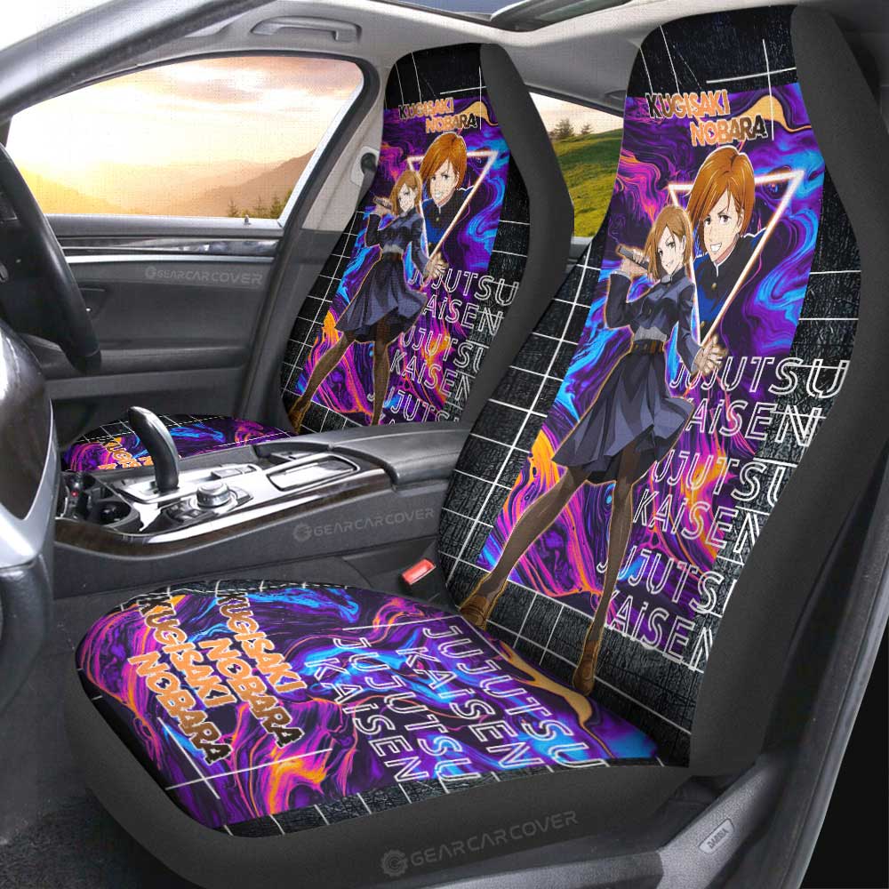 Kugisaki Nobara Car Seat Covers Custom Jujutsu Kaisen Anime Car Accessories - Gearcarcover - 4