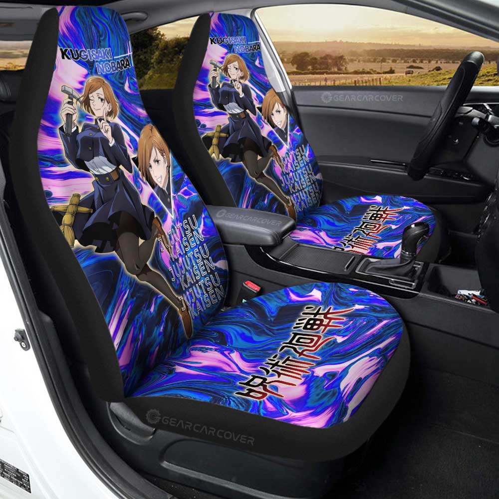 Kugisaki Nobara Car Seat Covers Custom Jujutsu Kaisen Anime Car Accessories - Gearcarcover - 2