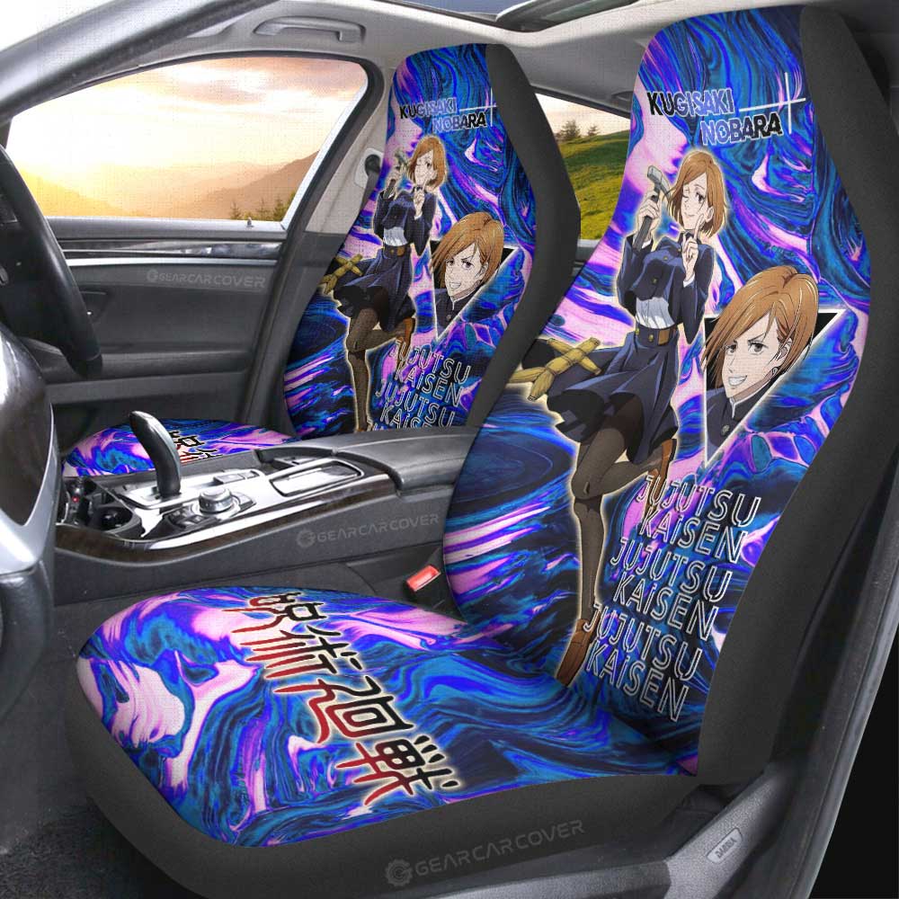 Kugisaki Nobara Car Seat Covers Custom Jujutsu Kaisen Anime Car Accessories - Gearcarcover - 1