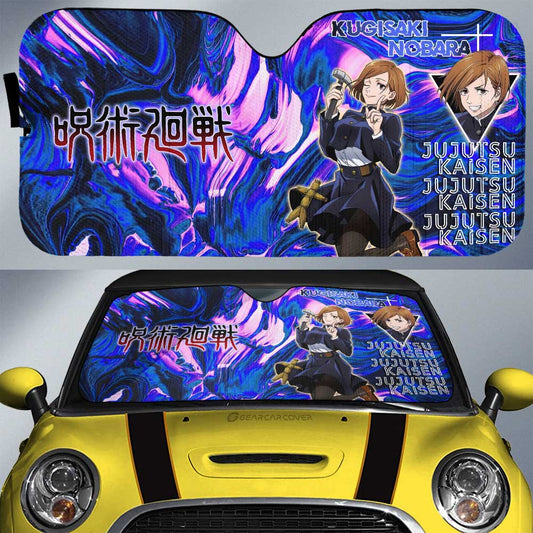 Kugisaki Nobara Car Sunshade Custom Jujutsu Kaisen Anime Car Accessories - Gearcarcover - 1