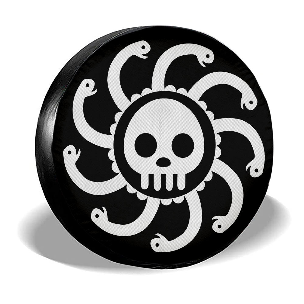 Kuja Pirates Flag Spare Tire Covers Custom One Piece Anime Car Accessories - Gearcarcover - 2