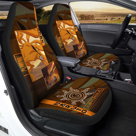 Kurama Car Seat Covers Custom Anime Car Accessories - Gearcarcover - 1