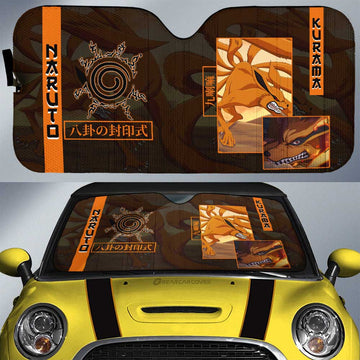 Kurama Car Sunshade Custom Anime Car Accessories - Gearcarcover - 1