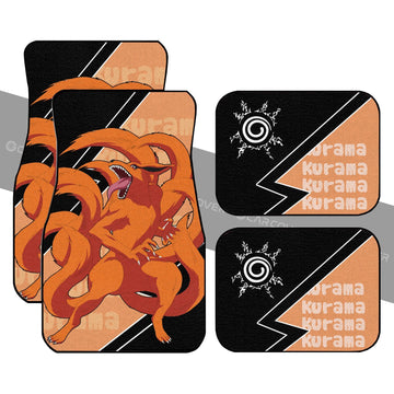 Kurama Nine Tailed Beast Car Floor Mats Custom Anime Car Accessories - Gearcarcover - 1