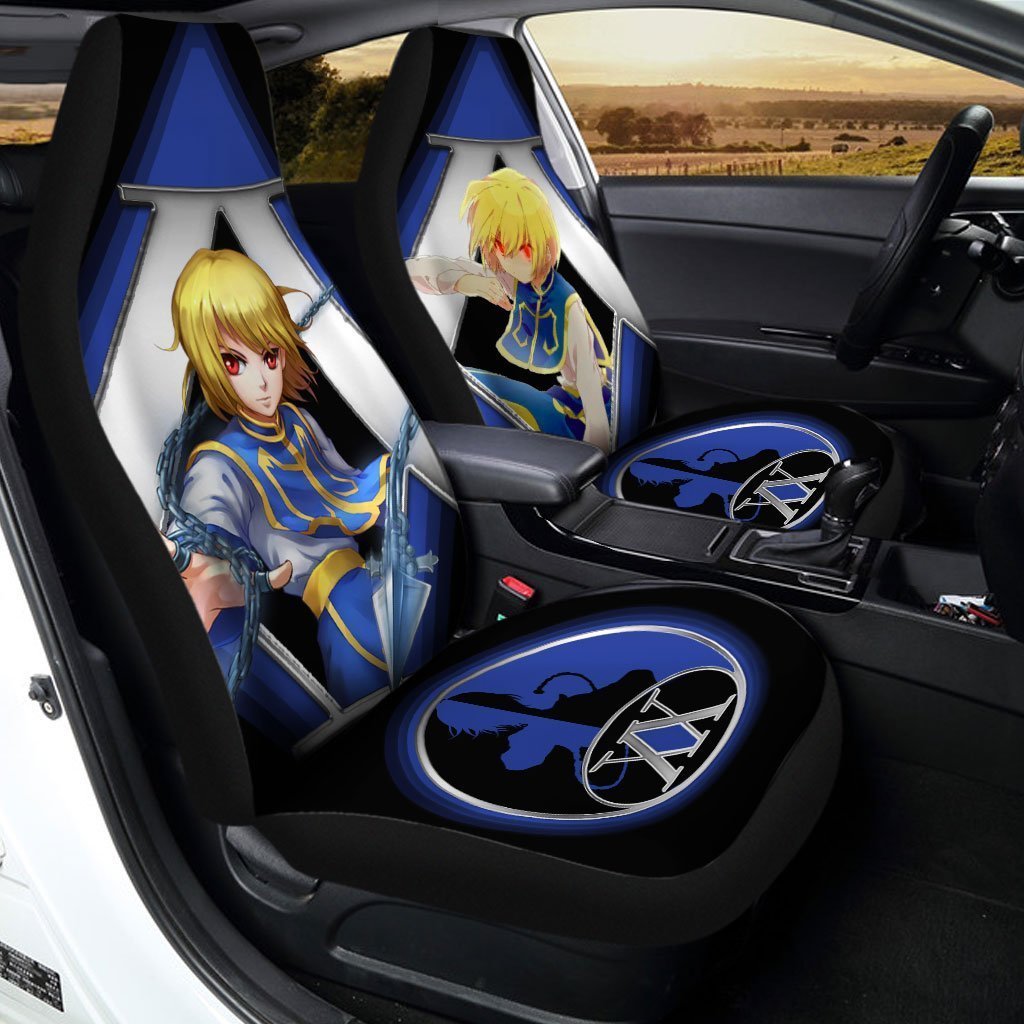 Kurapika Car Seat Covers Custom Hunter x Hunter Anime Car Interior Accessories - Gearcarcover - 2