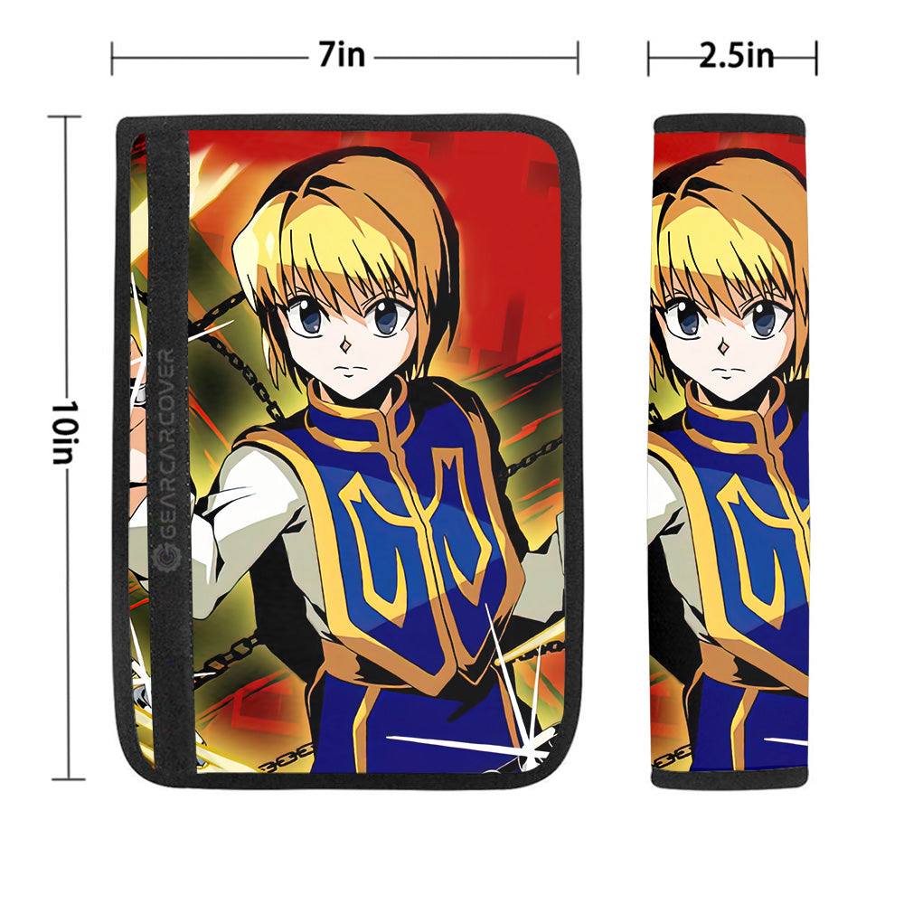 Kurapika Seat Belt Covers Custom Hunter x Hunter Anime Car Accessories - Gearcarcover - 1