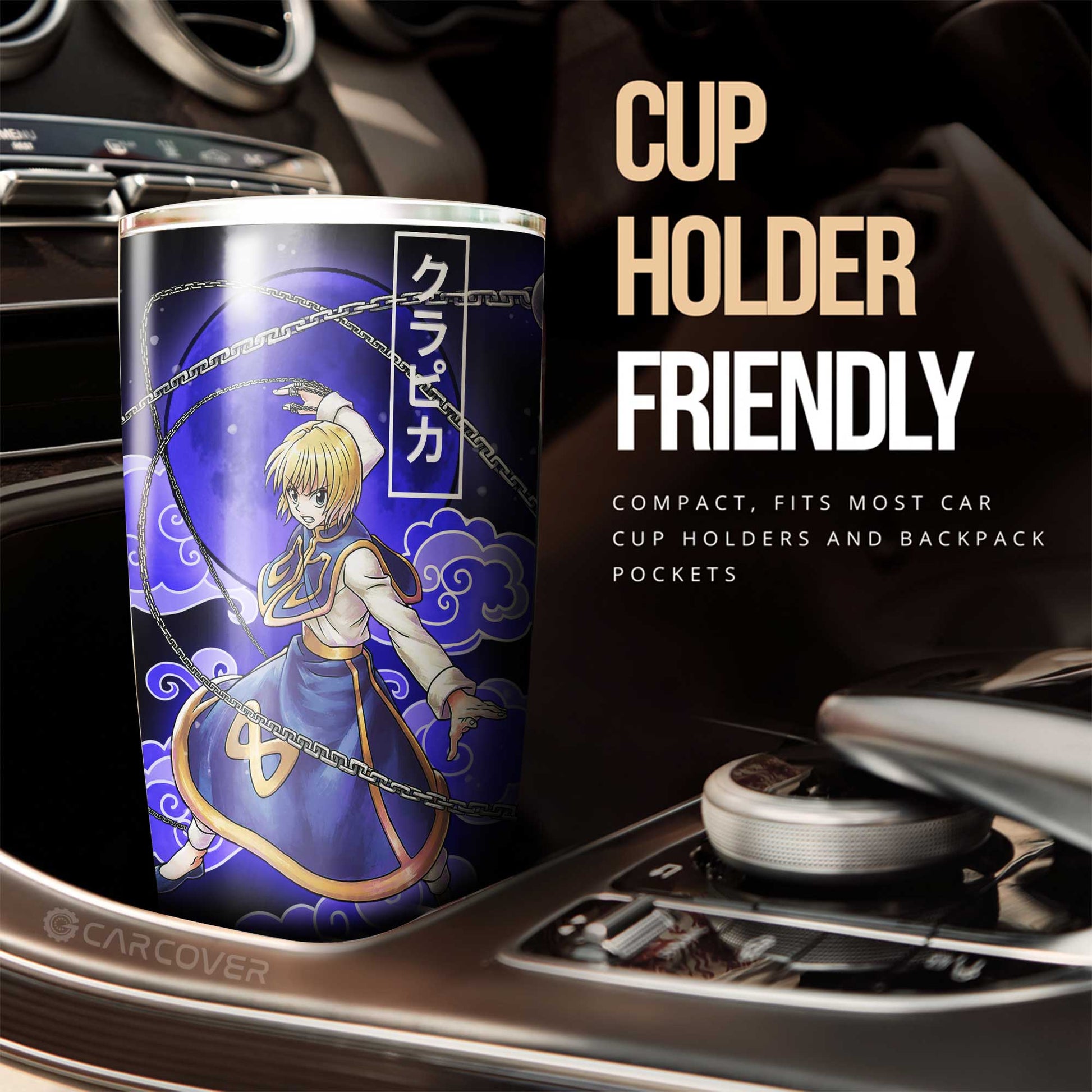 Kurapika Tumbler Cup Custom Hunter x Hunter Anime Car Accessories - Gearcarcover - 2