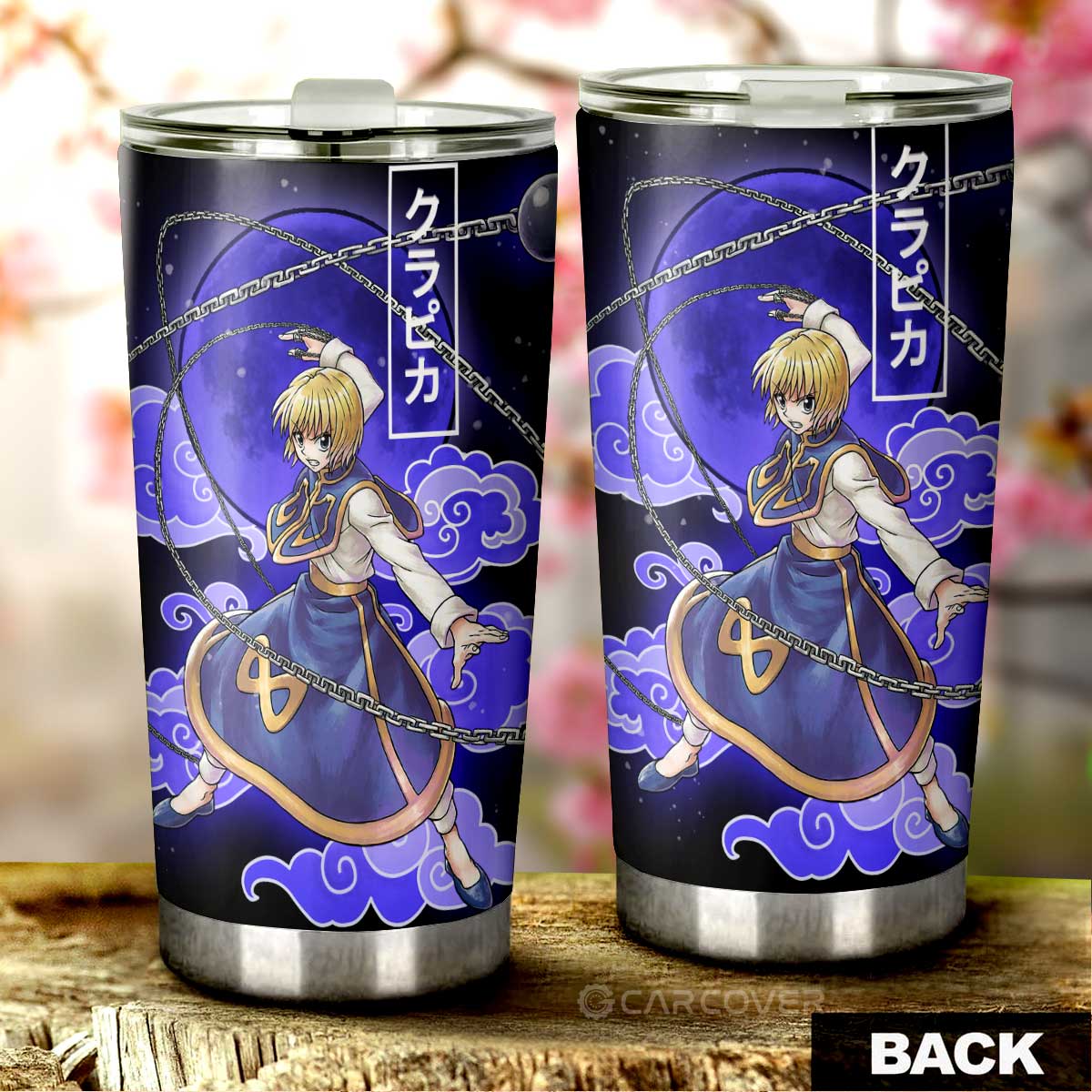 Kurapika Tumbler Cup Custom Hunter x Hunter Anime Car Accessories - Gearcarcover - 3