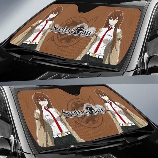 Kurisu Makise Car Sunshade Custom Main Hero Steins;Gate Anime Car Accessories - Gearcarcover - 2