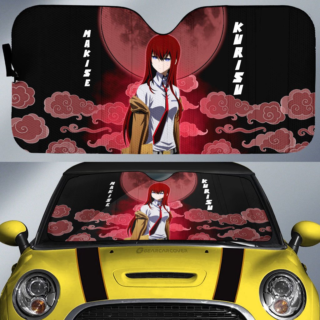 Kurisu Makise Car Sunshade Custom Steins;Gate Anime Car Accessories - Gearcarcover - 1