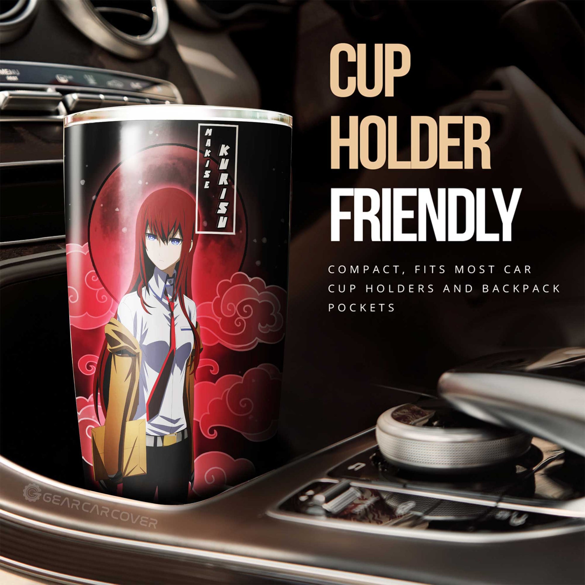 Kurisu Makise Tumbler Cup Custom Steins;Gate Anime Car Accessories - Gearcarcover - 2