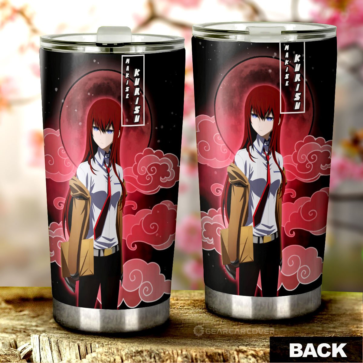 Kurisu Makise Tumbler Cup Custom Steins;Gate Anime Car Accessories - Gearcarcover - 3