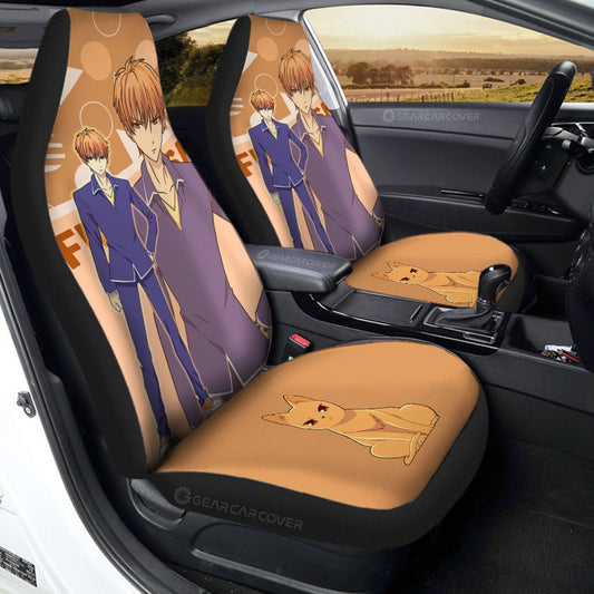 Kyo Sohma Car Seat Covers Custom Fruit Basket Anime Car Accessories - Gearcarcover - 1