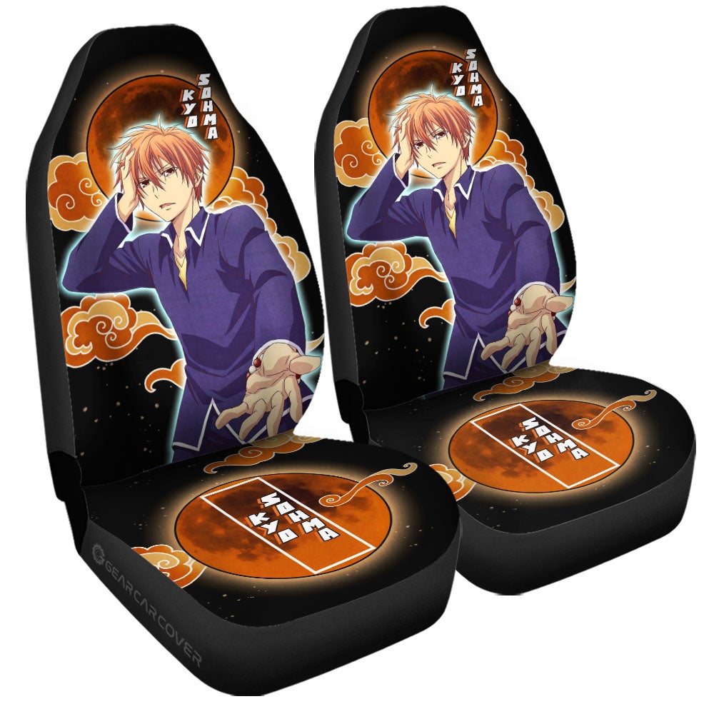 Kyo Sohma Car Seat Covers Custom Fruit Basket Anime Car Accessories - Gearcarcover - 3