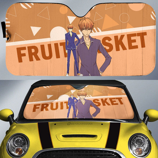 Kyo Sohma Car Sunshade Custom Fruit Basket Anime Car Accessories - Gearcarcover - 1