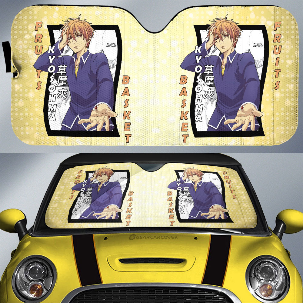 Kyo Sohma Car Sunshade Custom Fruits Basket Anime Car Interior Accessories - Gearcarcover - 1